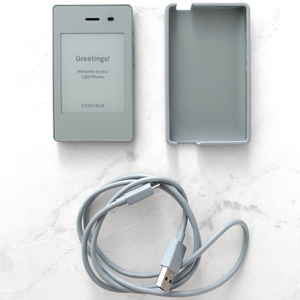 Light Phone Gray II 2 Dumb Phone, Cell Smart Phone